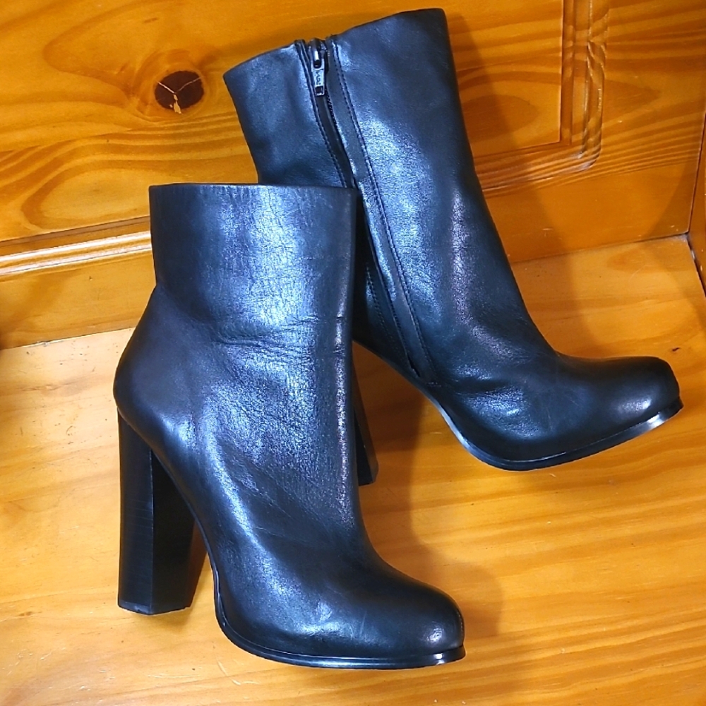 Perfect Black Heeled Ankle Boots